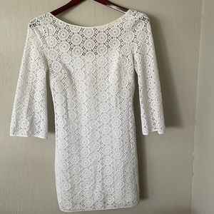 Lilly Pulitzer White Crochet Dress
